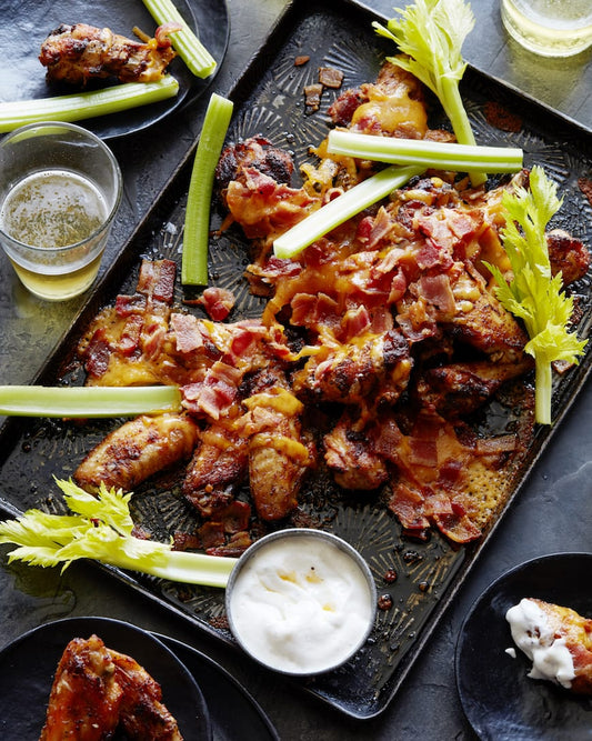 Elevate Your Wing Game with Uplift Seasoning's Wings Elevated, Bacon & Cheese