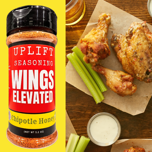 Wings Elevated! Indulge in the Irresistible Flavors of Our Chipotle Honey Blend Seasoning