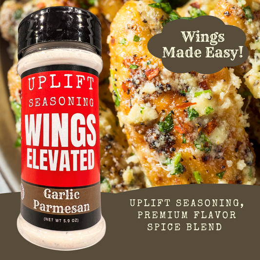 Uplift Seasoning Garlic Parmesan: A Must-Have for Any Wing Lover!