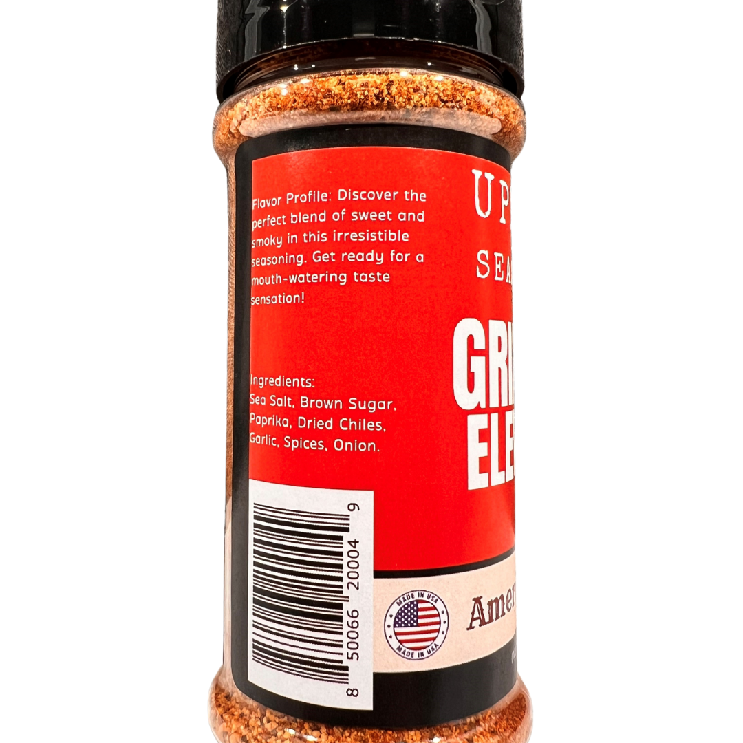 Uplift Seasoning American Barbecue, Grilling Elevated by Dan Patch Farms Premium Flavor Spice Blend, Large Shaker