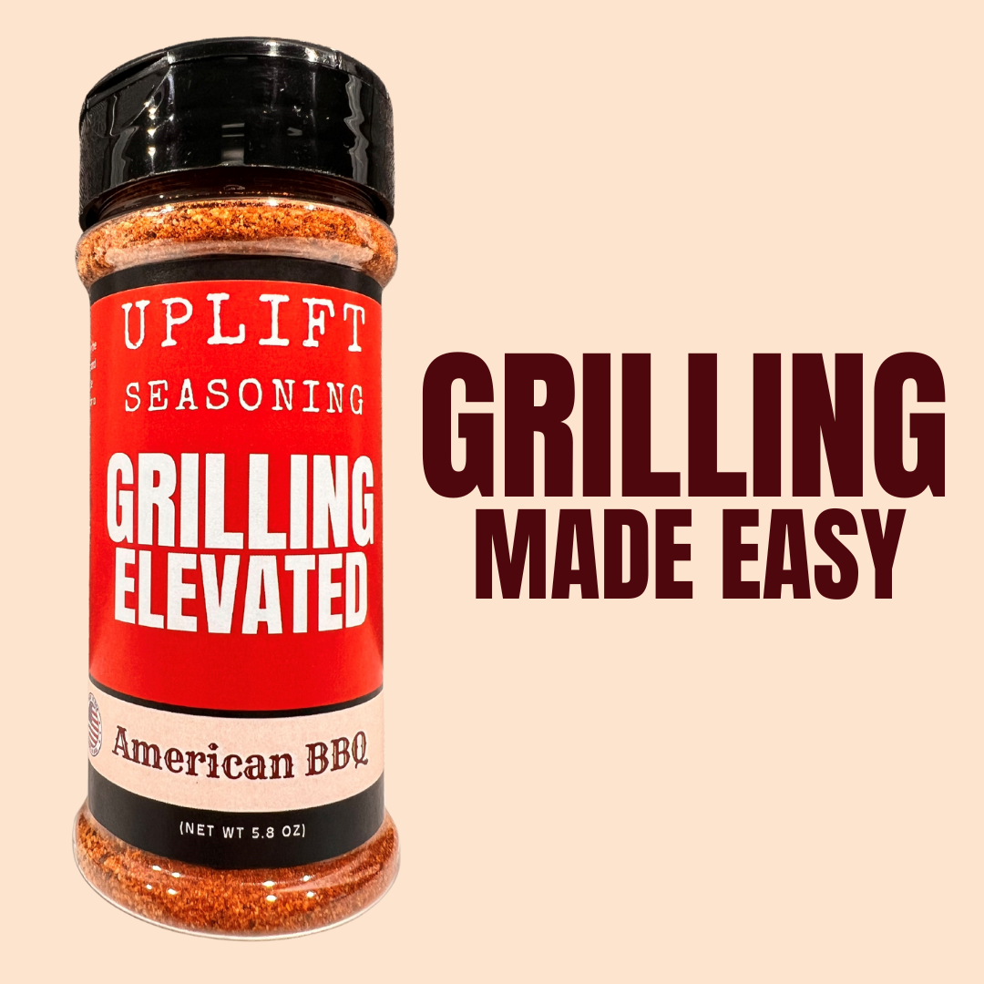 Uplift Seasoning American Barbecue, Grilling Elevated by Dan Patch Farms Premium Flavor Spice Blend, Large Shaker