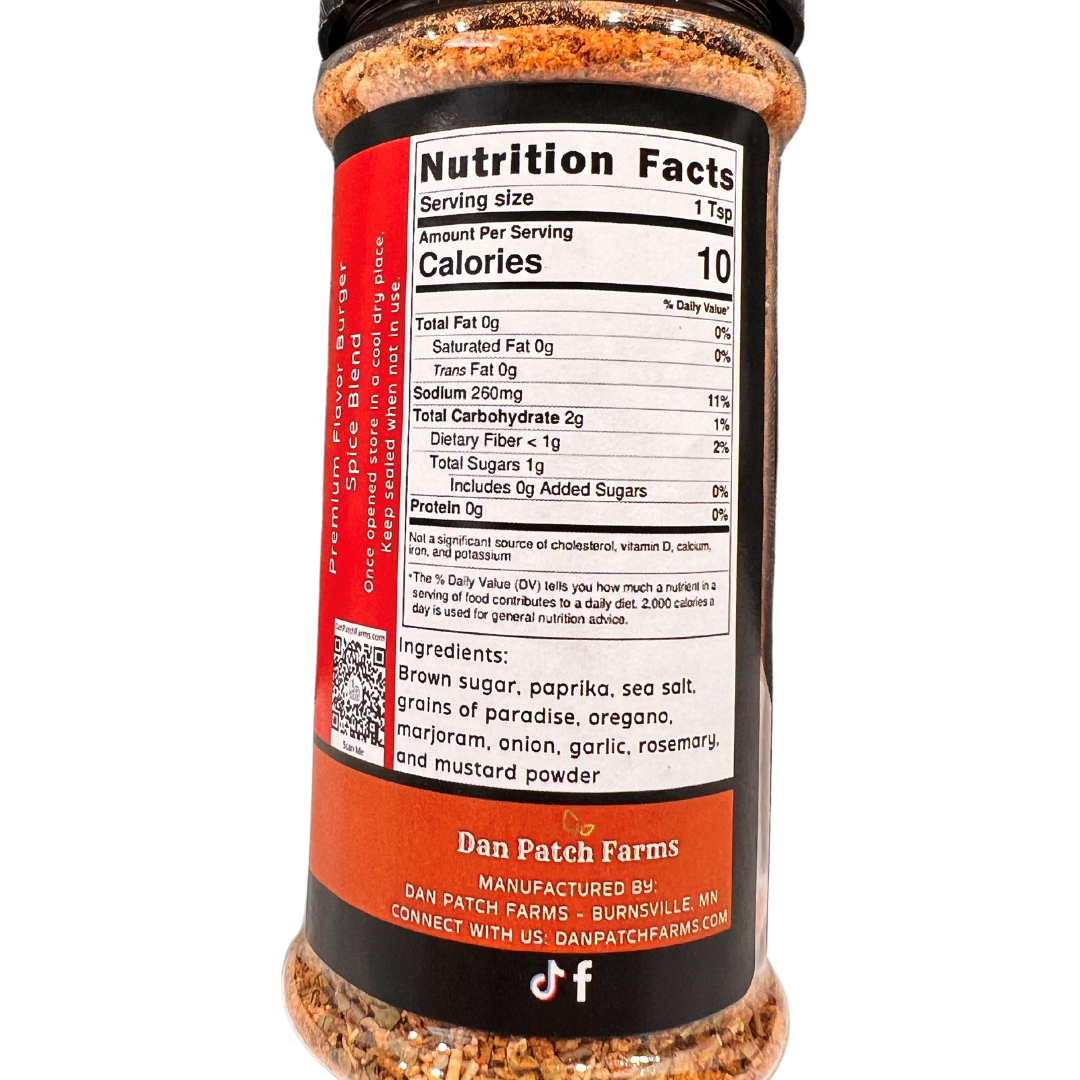 Uplift Seasoning Burger Blast, Premium Flavor Spice Blend by Dan Patch Farms Grilling, BBQ & Rubs Burgers Elevated