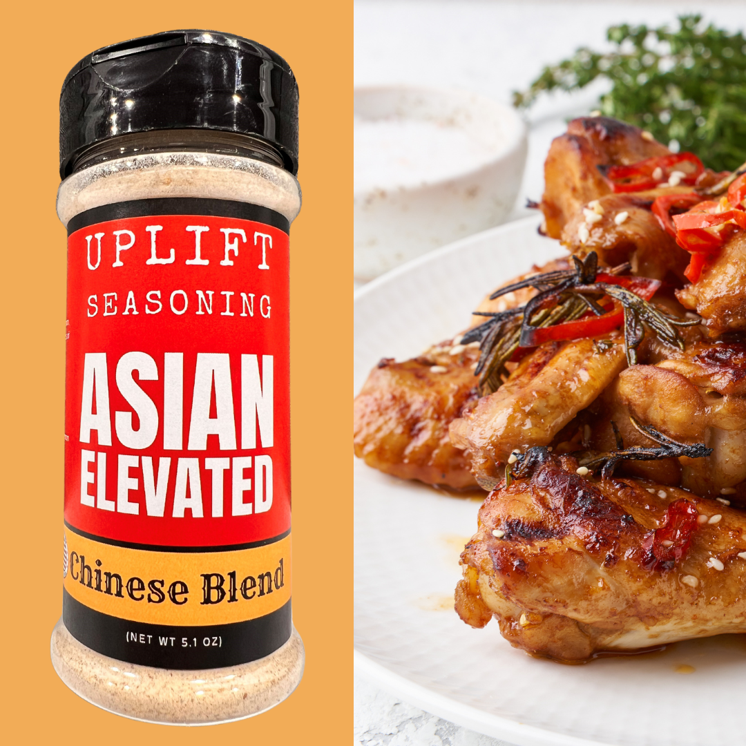 Uplift Seasoning Chinese Blend, Asian Elevated by Dan Patch Farms Premium Flavor Spice Blend, Large Shaker