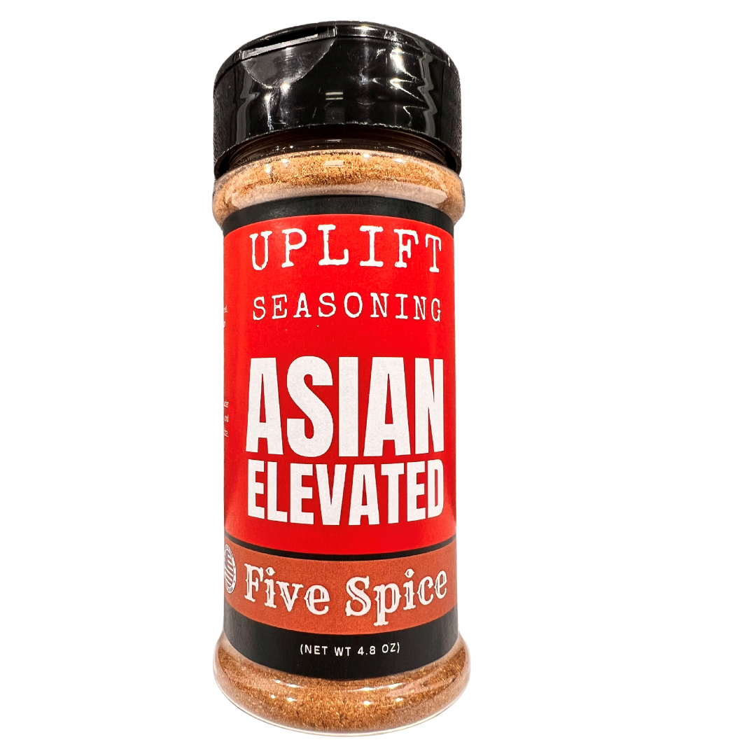 Uplift Seasoning Five Spice, Asian Elevated by Dan Patch Farms Premium Flavor Spice Blend, Large Shaker