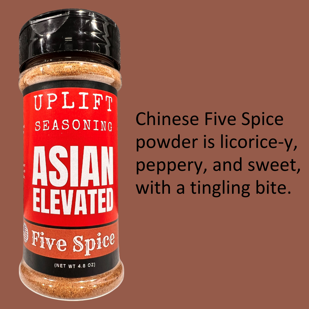 Uplift Seasoning Five Spice, Asian Elevated by Dan Patch Farms Premium Flavor Spice Blend, Large Shaker