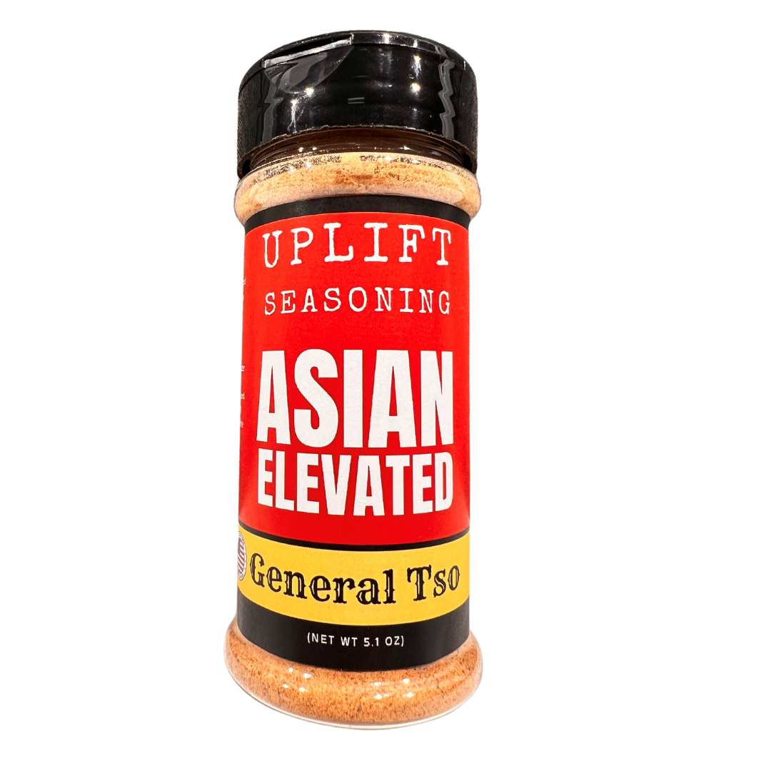 Uplift Seasoning General Tso, Asian Elevated by Dan Patch Farms Premium Flavor Spice Blend, Large Shaker