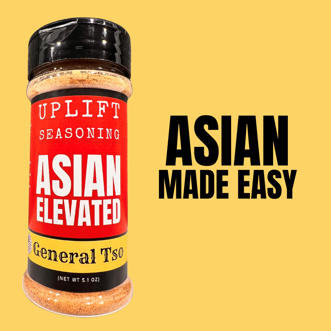 Uplift Seasoning General Tso, Asian Elevated by Dan Patch Farms Premium Flavor Spice Blend, Large Shaker