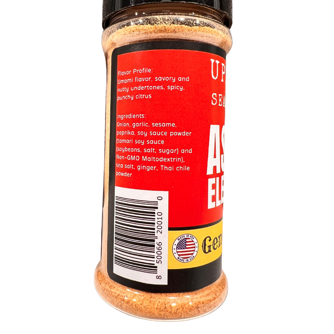 Uplift Seasoning General Tso, Asian Elevated by Dan Patch Farms Premium Flavor Spice Blend, Large Shaker