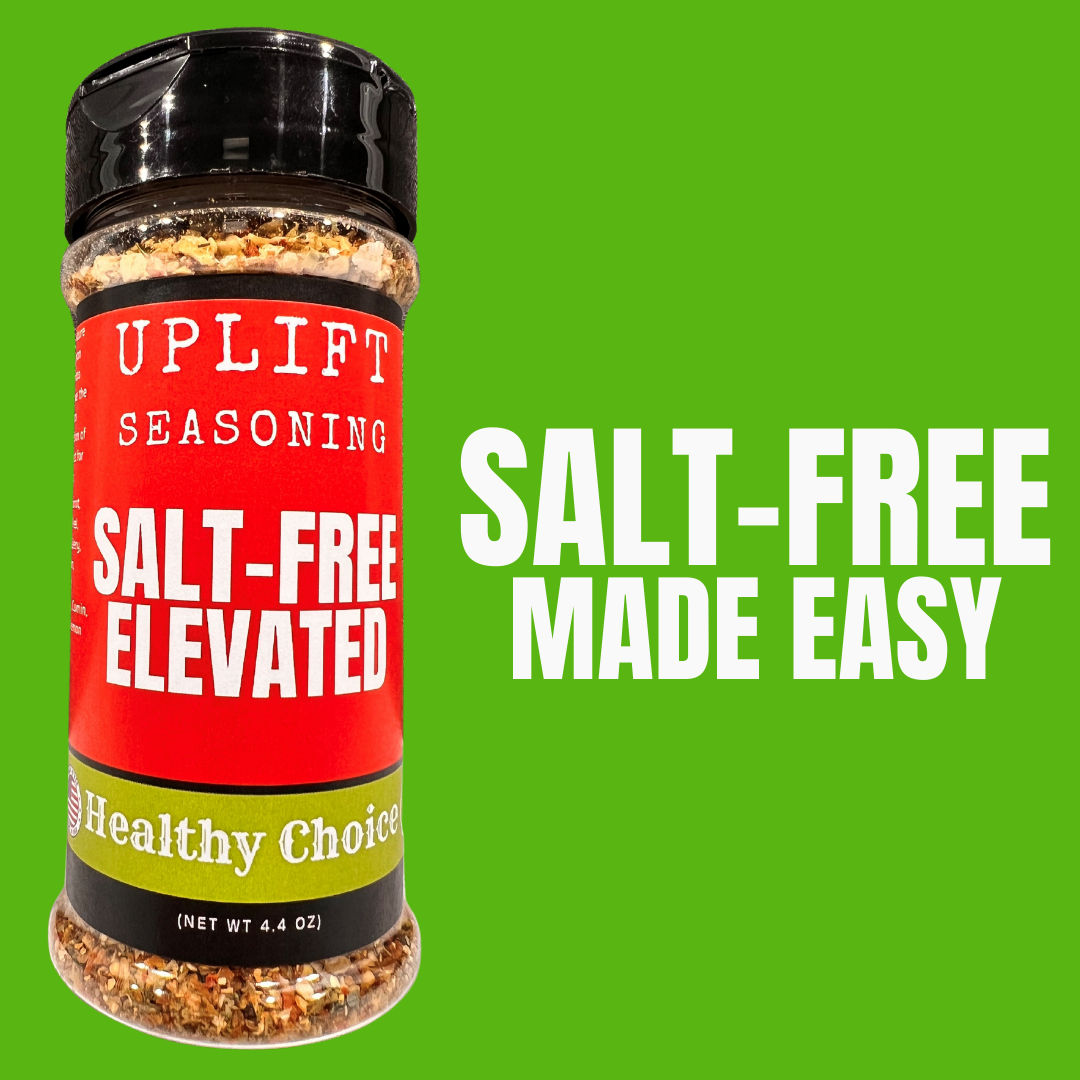 Uplift Seasoning Healthy Choice, Salt-Free Elevated by Dan Patch Farms Premium Flavor Spice Blend, Large Shaker