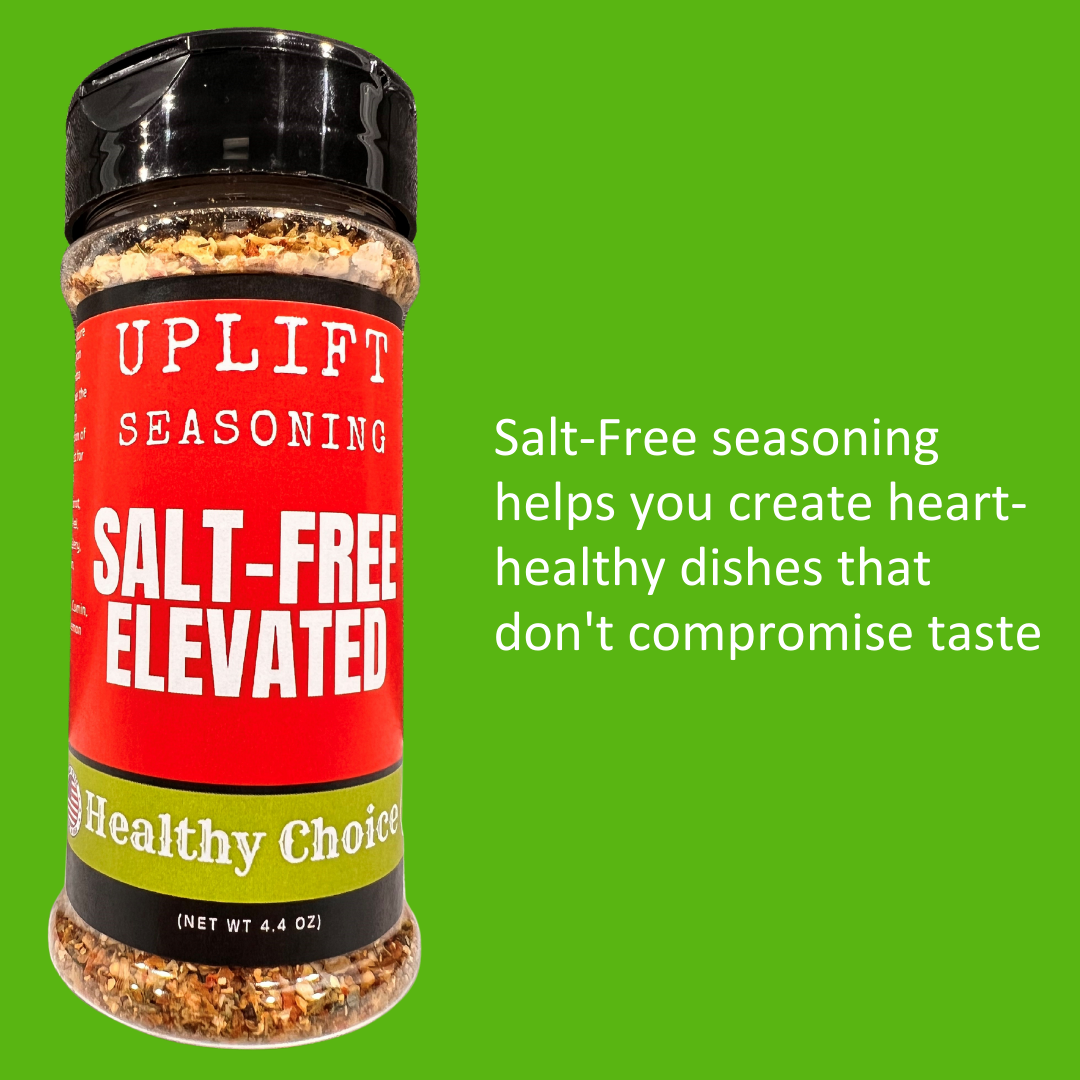 Uplift Seasoning Healthy Choice, Salt-Free Elevated by Dan Patch Farms Premium Flavor Spice Blend, Large Shaker