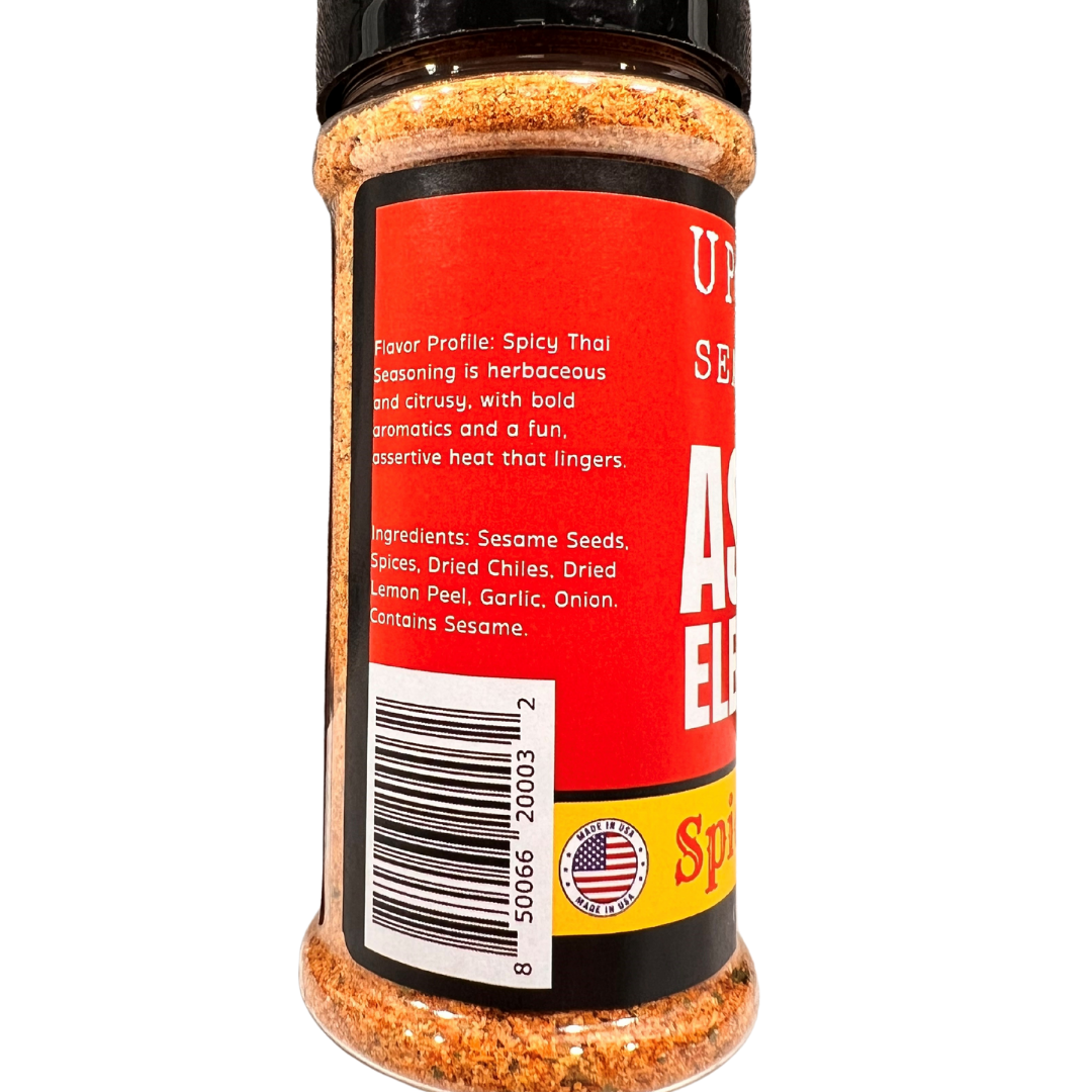 Uplift Seasoning Spicy Thai, Asian Elevated by Dan Patch Farms Premium Flavor Spice Blend, Large Shaker