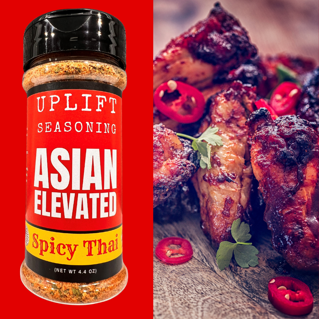 Uplift Seasoning Spicy Thai, Asian Elevated by Dan Patch Farms Premium Flavor Spice Blend, Large Shaker