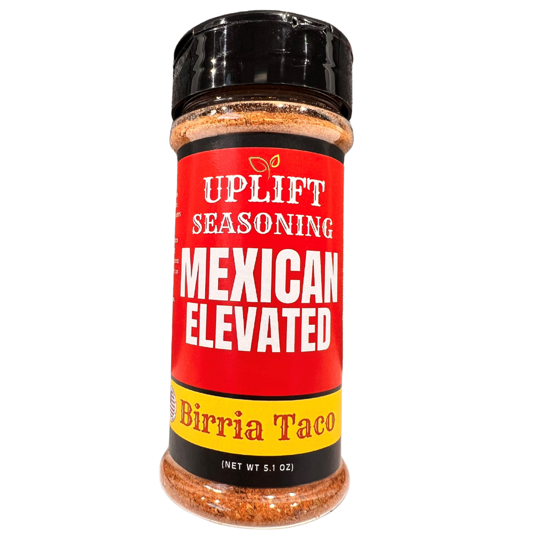 Uplift Seasoning Birria Taco, Premium Flavor Spice Blend by Dan Patch Farms Mexican Elevated